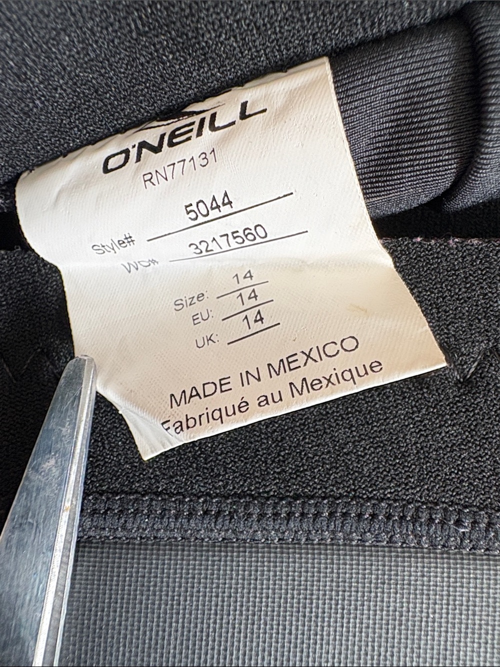 O’Neill Reactor-2 3/2mm Back Zip Full Wetsuit - Picture 14 of 14